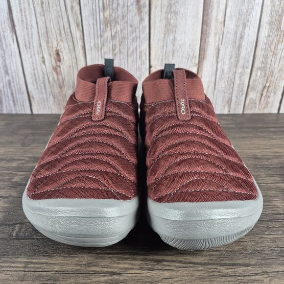 Oboz Whakata Puffy Low Slip On Slipper Shoes Men\'s Sz 8 Shooting Star Burgundy